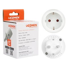 UCOMEN PA-GEBA-01SW 10 AMPER WİFİ TUYA DESTEKLİ AKILLI PRİZ (4944)