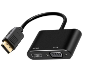 ZR723 Dp To Hdmı+Vga Çevirici
