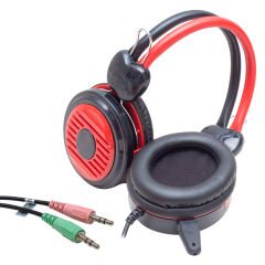 MAGICVOICE X6 MİSDE 3.5MM AUX GİRİŞLİ KULAKÜSTÜ STEREO MİKROFONLU OYUNCU KULAKLIK (4944)