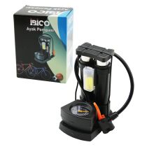 SAATLİ DİKEY MODEL - İNCE PİSTONLU AYAK POMPASI OTO-ARAÇ - BİSİKLET-MOTOR LASTİK - TOP - ŞİŞME HAVUZ-YATAK (4944)