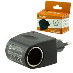 NARİTA NRT-245 AC TO DC ÇAKMAK FİŞİ 220 VOLT ÇEVİRİCİ ADAPTÖR (4944)