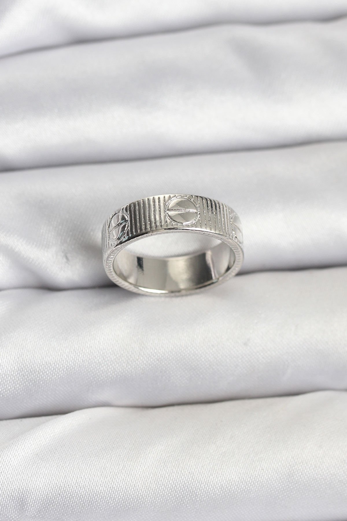 Gümüş Renk Model Kadın Yüzük - TJ-BYK3909