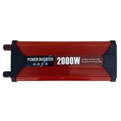 2000 Watt Modifiye Sinüs İnvertör Dönüştürücü 12/230v  Usb Akü Bağlantılı (4944)