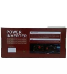 2000 Watt Modifiye Sinüs İnvertör Dönüştürücü 12/230v  Usb Akü Bağlantılı (4944)