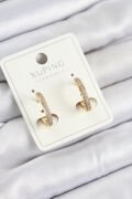 Xuping Zirkon Taşlı I Model Gold Renk Kadın Küpe - TJ-BKP10846