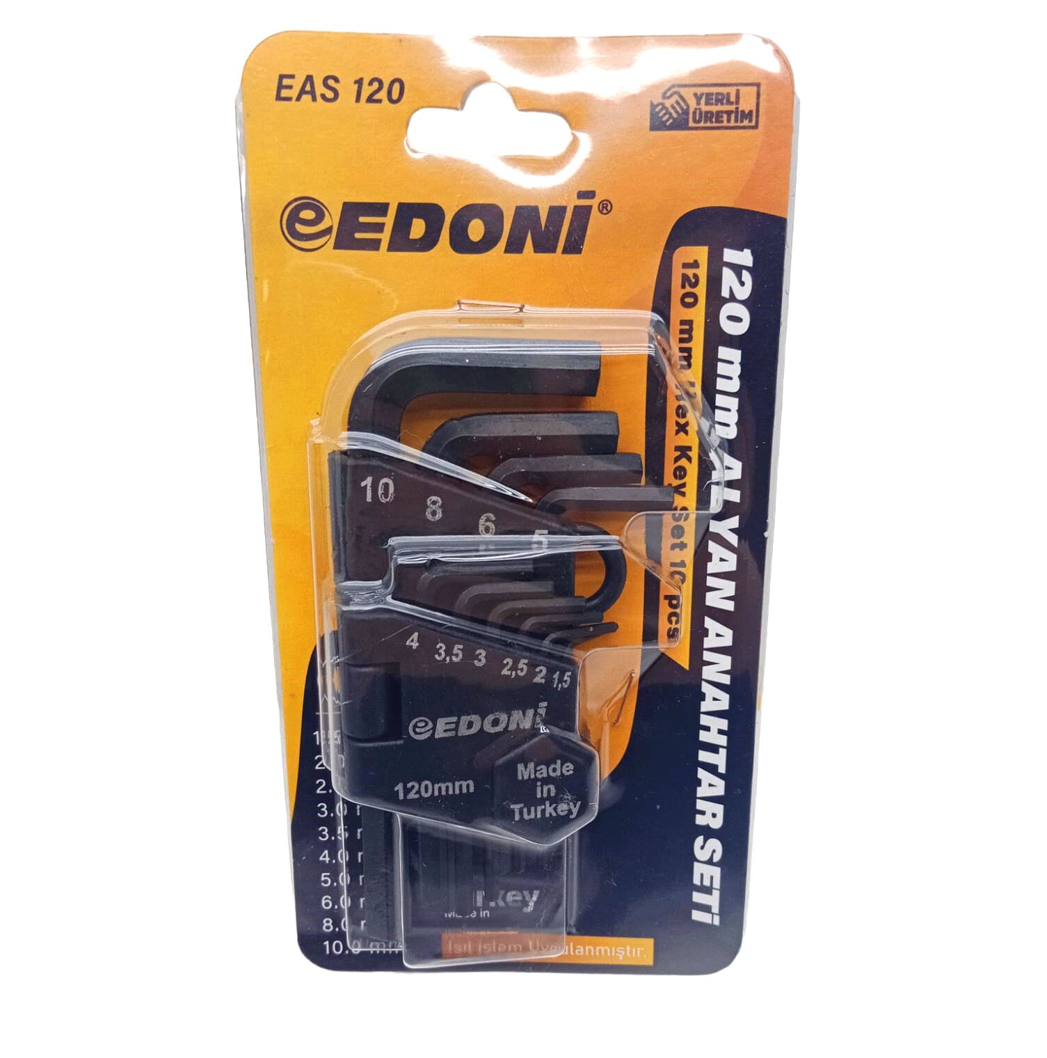 10 PARÇA  KISA DÜZ ALYAN VAKUMLU SİYAH 120MM (4944)