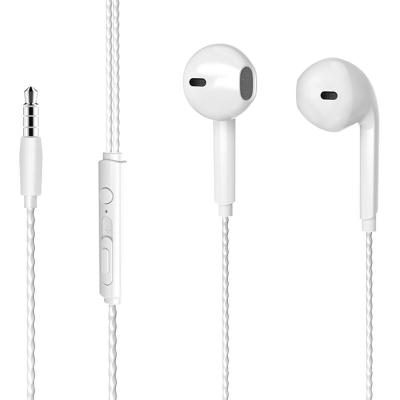 LENOVO LECOO EH104W 3.5MM JACKLI KABLOLU KULAK İÇİ MİKROFONLU BEYAZ KULAKLIK (4944)