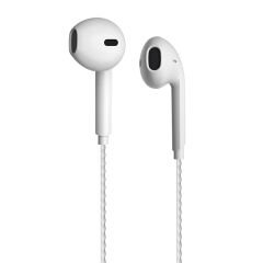 LENOVO LECOO EH104W 3.5MM JACKLI KABLOLU KULAK İÇİ MİKROFONLU BEYAZ KULAKLIK (4944)