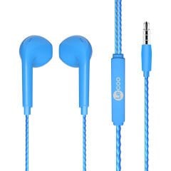 LECOO EH104BL 3.5MM JACKLI KABLOLU KULAK İÇİ MİKROFONLU MAVİ KULAKLIK (4944)