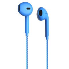 LECOO EH104BL 3.5MM JACKLI KABLOLU KULAK İÇİ MİKROFONLU MAVİ KULAKLIK (4944)