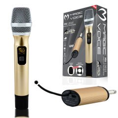 MAGICVOICE MV-1301E UHF EKRANLI 1 EL KABLOSUZ TELSİZ MİKROFON (4944)