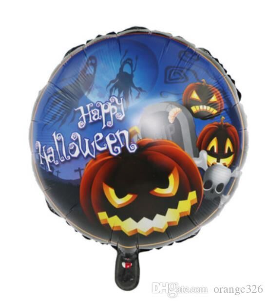 Happy Halloween Balkabağı Folyo Balon 18 inç (4944)