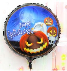 Happy Halloween Balkabağı Folyo Balon 18 inç (4944)
