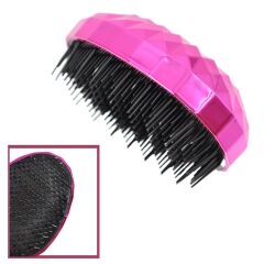 Neon Pembe Düzleştirici Tarak Geniş Aralıklı Her Saç Tipine Uygun Fırçalı Saç Düzleştirici (4944)