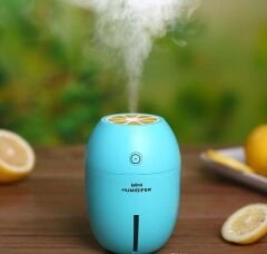 Limon Hava Nemlendiricili Gece Lambası Buhar Makinesi