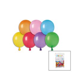 RENKLİ SU BALON 3 İNÇ - 8CM - 500PCS (4944)