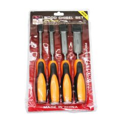 WOOD CHISEL 4 PARÇA 6-12-18-24MM İSKARPELA SET (4944)