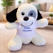 Özür Dilerim Tişörtlü Sevimli Peluş Köpek