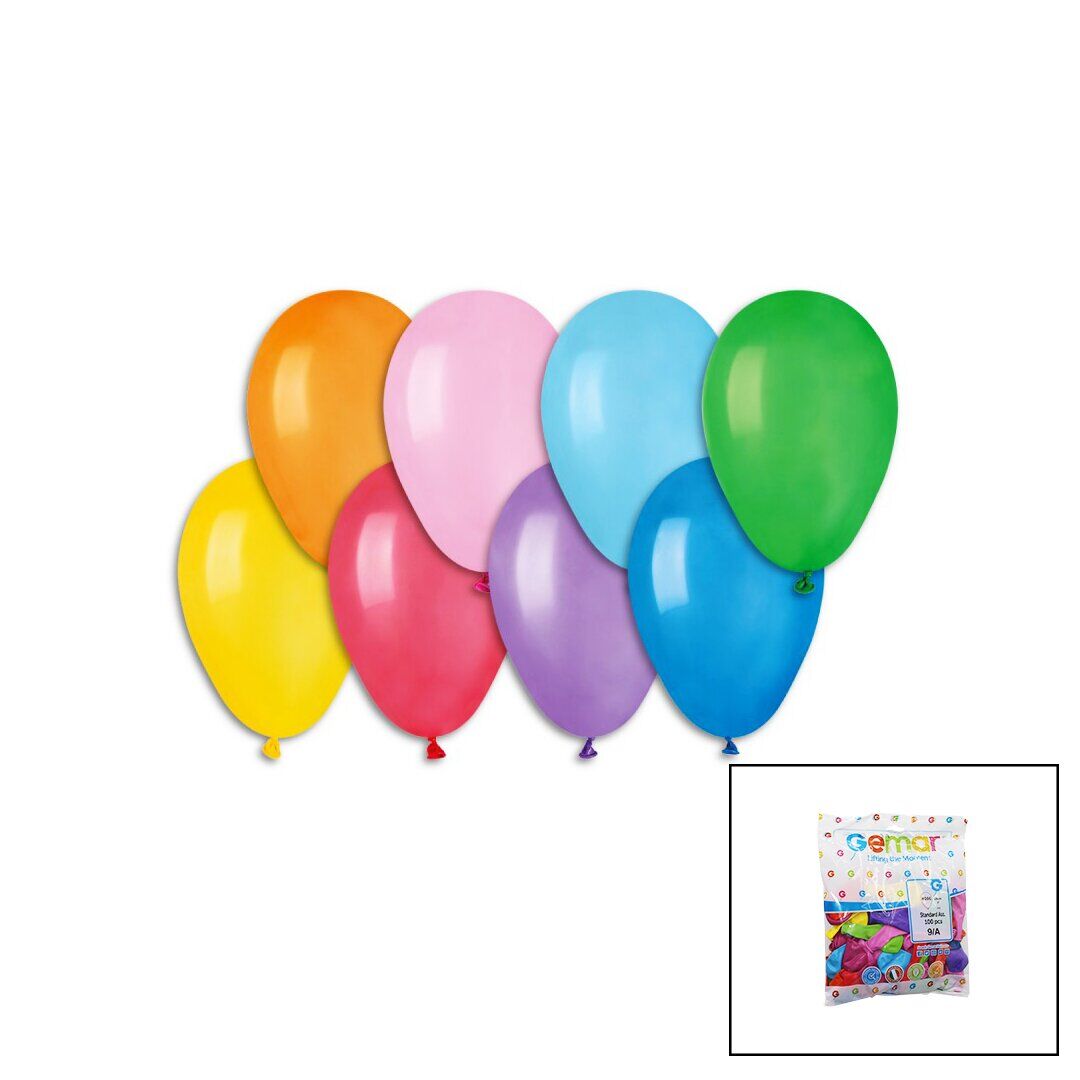 KLASİK RENKLİ BALON 7 İNÇ - 19CM - 100PCS (4944)
