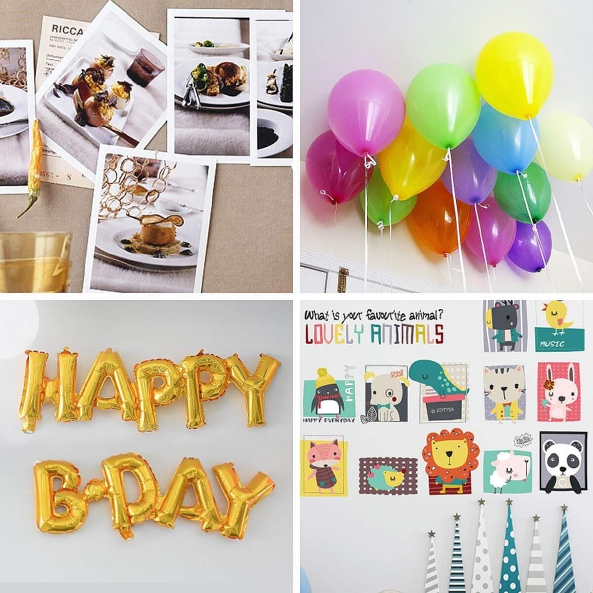 Sticker Damla Model Çift Taraflı Yapışkan Balon Yapıştırıcısı (4944)