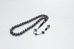 Oltu Taşı Damla Karpuz Baklava İşlemeli Tespih