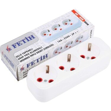 Üçlü Boş Kasa Priz