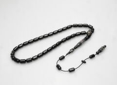 Oltu Taşı Nakkaş Oyma Kıl Testere Kesim Motif İmameli Tesbih