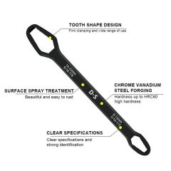 Universal Anahtarı Çift kafalı  Çok Fonksiyonlu 6-22mm (4944)