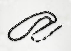 Oltu Taşı Burgu Oyma İmame  İşleme Sade Tespih