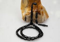 Oltu Taşı Burgu Oyma İmame  İşleme Sade Tespih