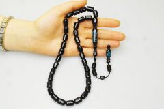 Oltu Taşı Nakkaş Kilim Desen İmameli Sade Tespih