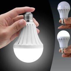 E27-220V 5W 6500K ŞARJLI BEYAZ LED AMPUL (4944)