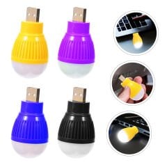 USB BEYAZ GECE LAMBASI MİNİ AMPUL AYDINLATMA (4944)