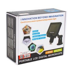 4.3 LCD DIGITAL EKRANLI 3.6 MP HD TAŞINABİLİR MİKROSKOP (1-600X ZOOM-LİTYUM PİLLİ) (4944)