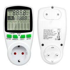 DİJİTAL WATTMETRE ENERJİ SARFİYAT ÖLÇER TÜKETİM ÖLÇER 220 VOLT 16 AMPER 3680 WATT PRİZ (4944)