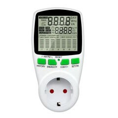 DİJİTAL WATTMETRE ENERJİ SARFİYAT ÖLÇER TÜKETİM ÖLÇER 220 VOLT 16 AMPER 3680 WATT PRİZ (4944)