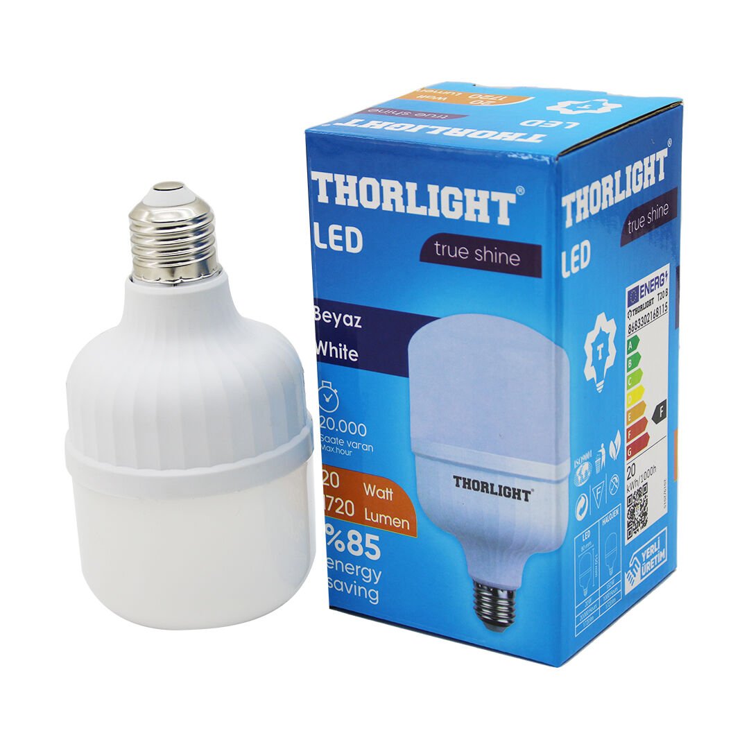 THORLIGHT 20W E27 TORCH T-SHAPE BEYAZ LED AMPUL T-20B (4944)