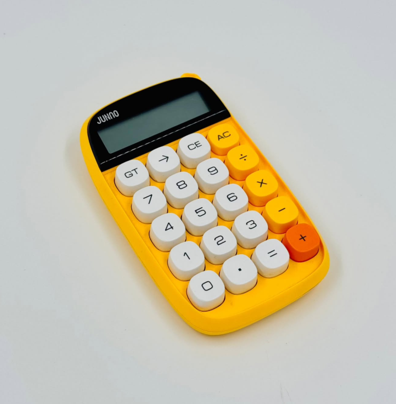 ZR734 Jn-660 Junno Sarı Hesap Makinesi