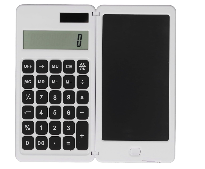 ZR901 Beyaz Yazı Tahtalı Hesap Makinesi