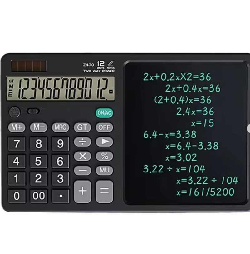 ZR900 Siyah Yazı Tahtalı Hesap Makinesi