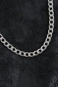 316L Çelik Kalın Klasik Zincir Model Gümüş Renk Erkek Kolye - TJ-ERK1398