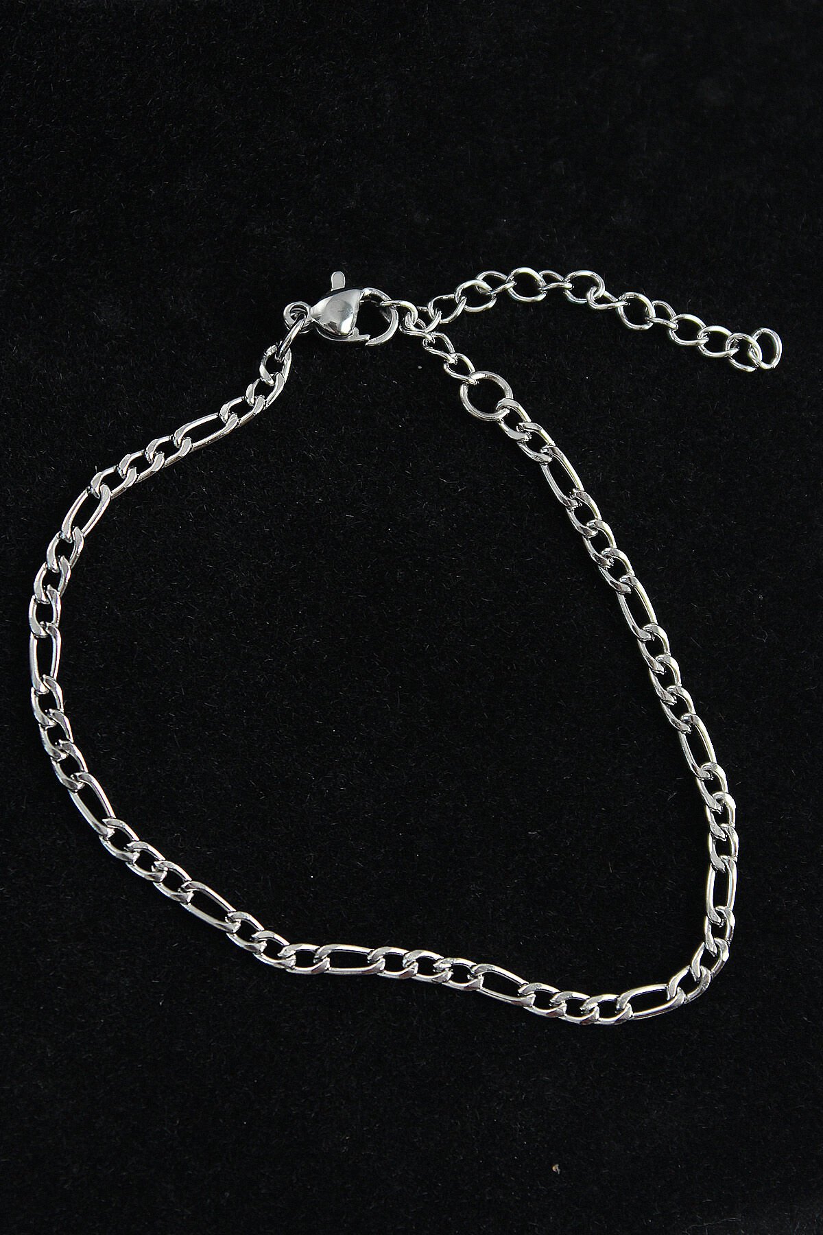 316L Çelik Figaro Model Gümüş Renk Erkek Bileklik - TJ-EB3738