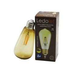 LEDOLET ST-064 4W - E27 RUSTİK AMPUL 400LUMEN (4944)