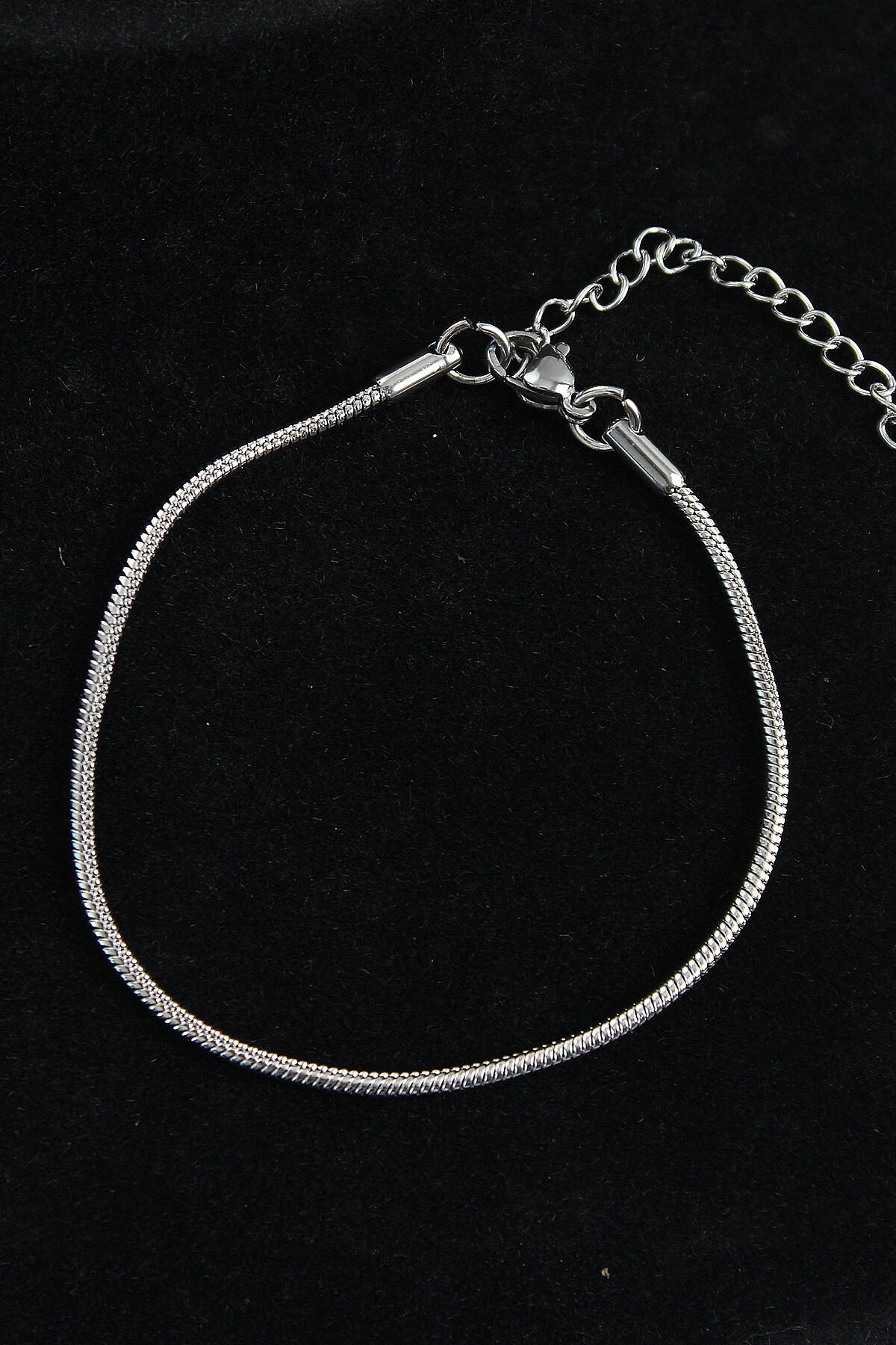 316L Çelik Oval İtalyan Model Gümüş Renk Erkek Bileklik - TJ-EB3739