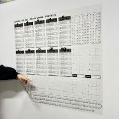 Çarpım Tablosu Ezberleme Manyetik Duvar Stickerı 105 x 100 cm (4944)