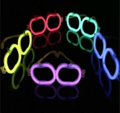 Glow Partisi Fosforlu Gözlükler 6 Renk 6 Adet