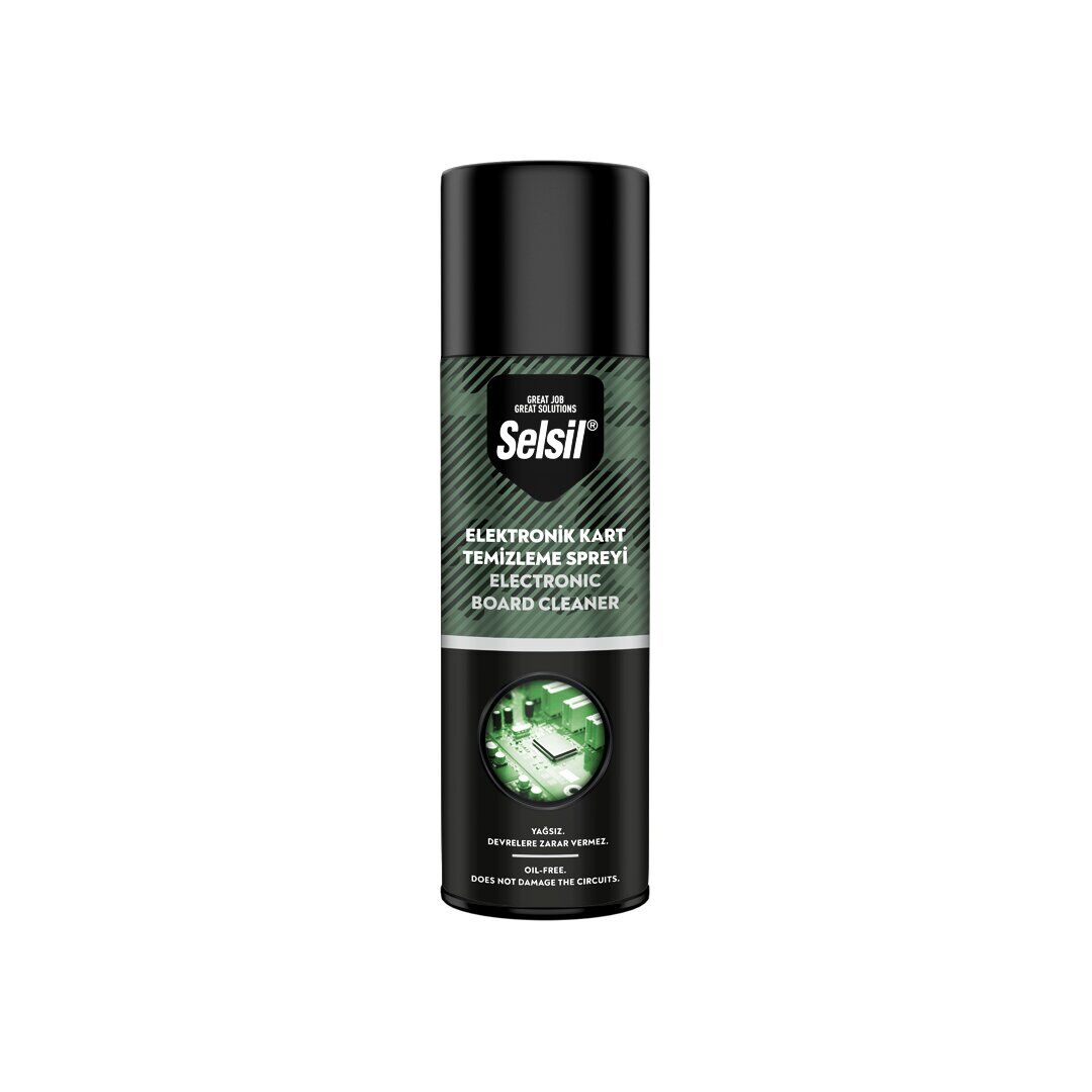 SELSİL ELEKTRONİK KART TEMİZLEME SPREYİ 500ML  YAĞSIZ - DEVRELERE ZARAR VERMEZ (4944)