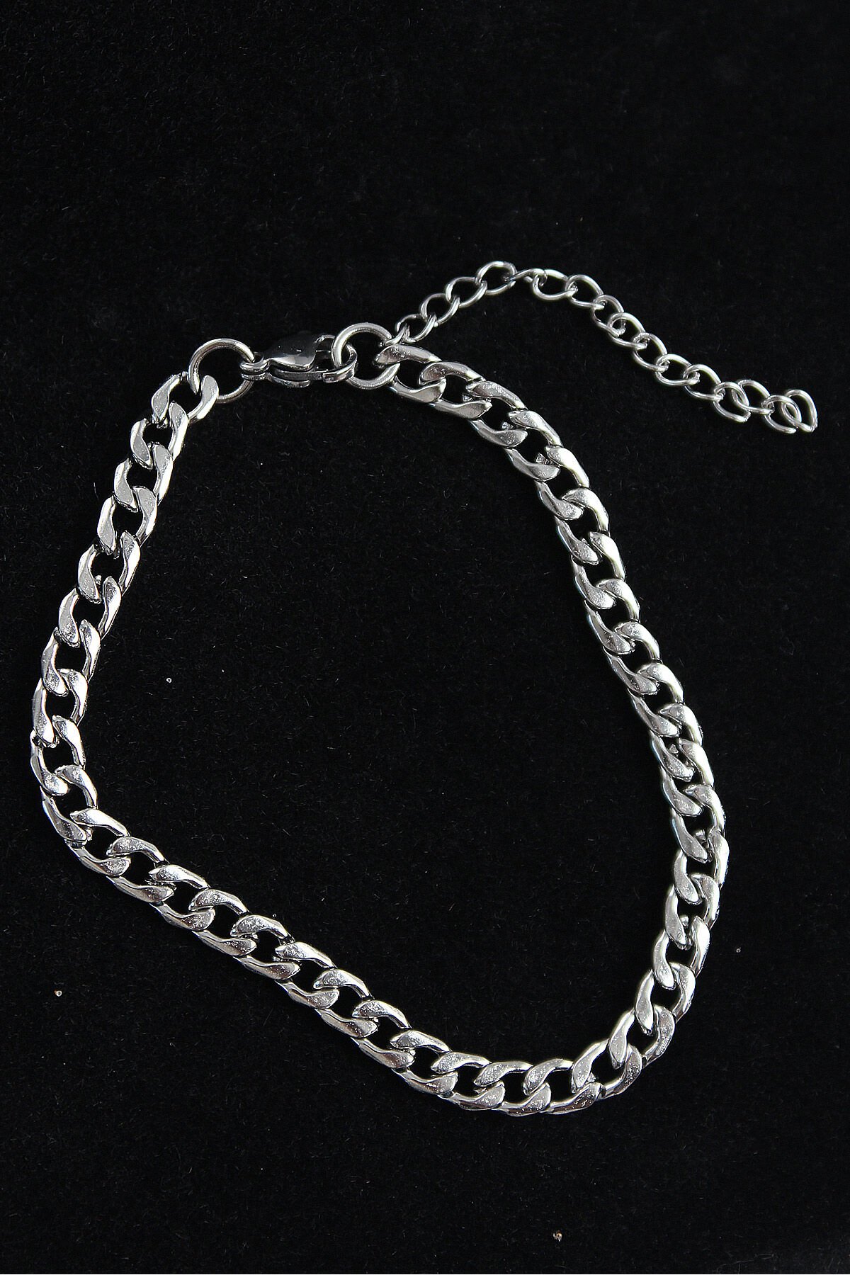 316L Çelik Klasik Model Gümüş Renk Erkek Bileklik - TJ-EB3747