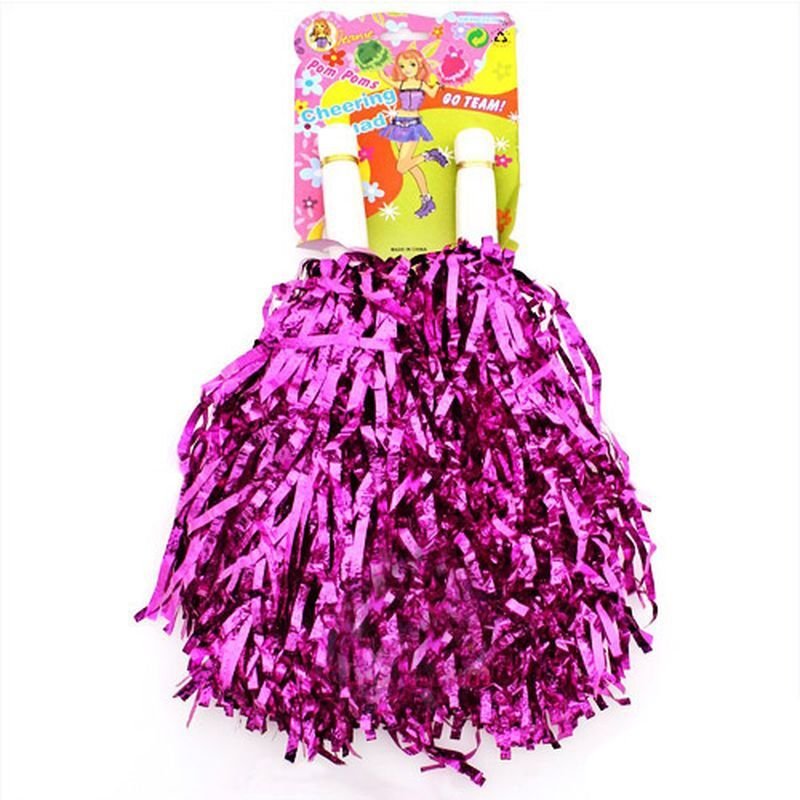 1 Çift Fuşya Renk Gösteri Ponponu