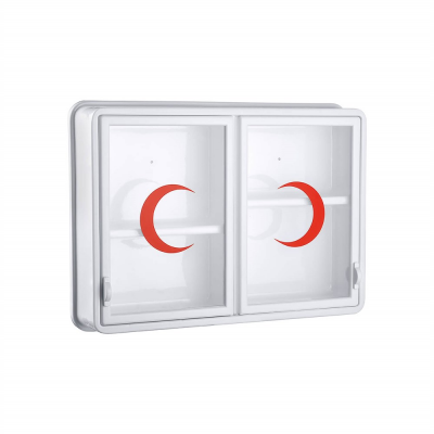CAM 2 KAPAKLI ECZA DOLABI 35x49x10 cm (4944)
